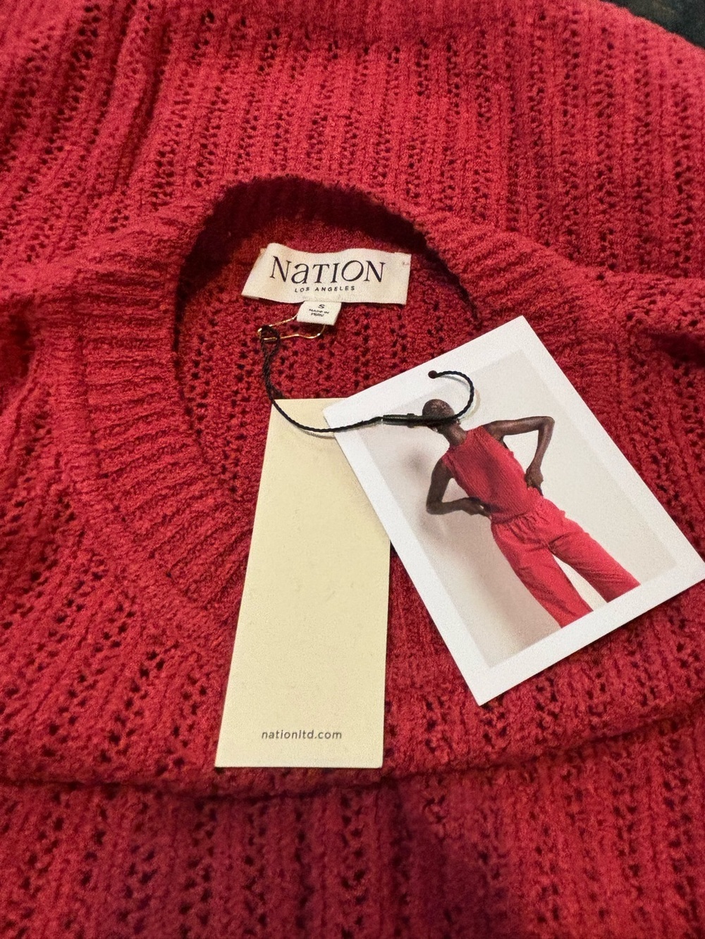 Nation LA Eliana Knit Tank Top NWT - Picture 7 of 7